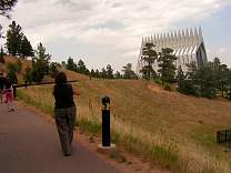 View of chapel from trail