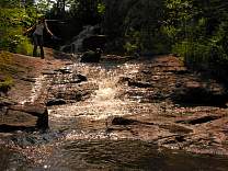 Last pictures of Penny at Raleigh Falls