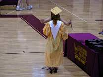 Getting diploma from Marlene Wagner