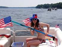 Connie with water Bazooka